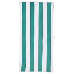 Awning Stripe Beach Towel UPF 50+ - Tropical Teal