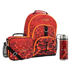 Lava Large Backpack and Cold Pack Lunch Bundle, Set of 3