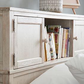 Beadboard Storage Bed &amp; Nighstand Set