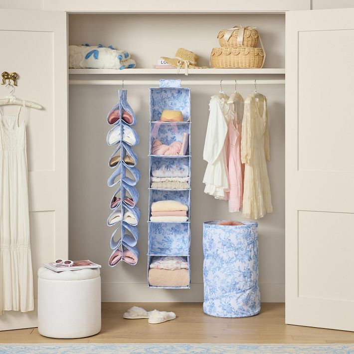 LoveShackFancy Closet Hanging Shoe Sling Storage Pottery Barn Teen