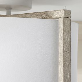 Ridley Wood Square Flush Mount (18")