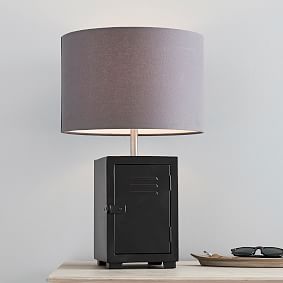 Locker Storage Table Lamp