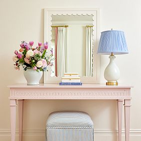 Gigi White Wall Mirror (28&quot;x38&quot;)