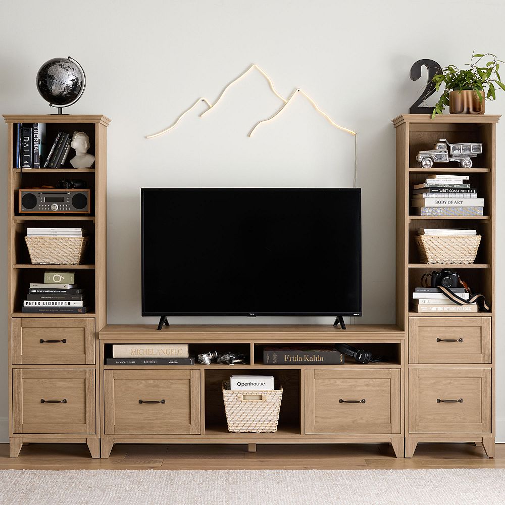 Hampton Media Tower with Drawers (100&quot;)