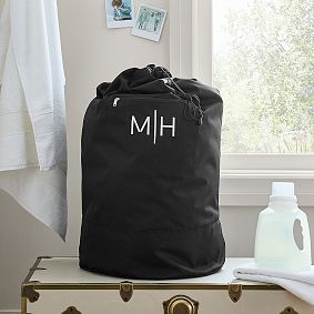 Open Box: Recycled Essential Laundry Backpack - Solid Black