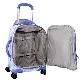 Jet-Set Pink/Purple Marble Recycled Carry-on Luggage