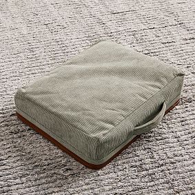 Adjustable Corduroy Lapdesk with Storage-Dusty Olive