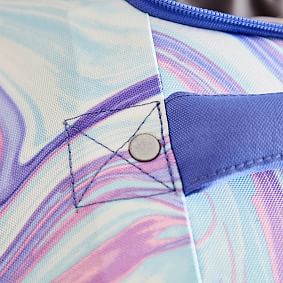 Jet-Set Pink/Purple Marble Recycled Carry-on Luggage