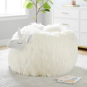 Large Llama Critter Bean Bag Chair