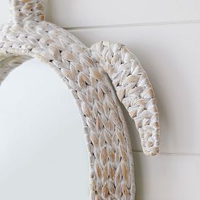 Woven Turtle Mirror w/ Hook