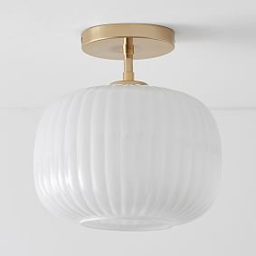 Bailey Recycled Glass Flush Mount