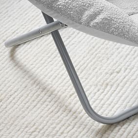 Chunky Boucle Mist Grey Hang-A-Round Chair