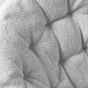 Chunky Boucle Mist Grey Hang-A-Round Chair