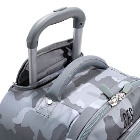Jet-Set Grey Camo Recycled Carry-on Luggage