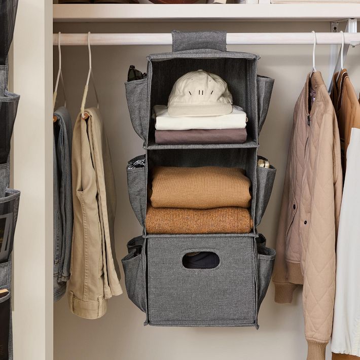 Three-Tier Sweater Organizer for Closets Pottery Barn Teen