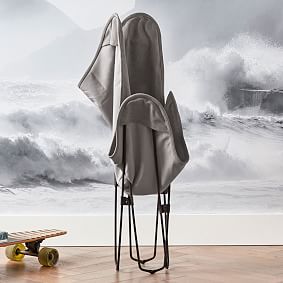 Enzyme Washed Canvas Grey Butterfly Chair