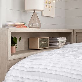 Costa Platform Lounge Corner Bed &amp; 6-Drawer Dresser Set