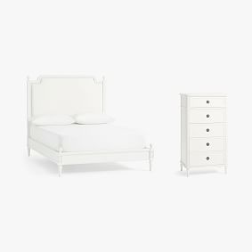 Colette Classic Bed &amp; 5-Drawer Dresser Set