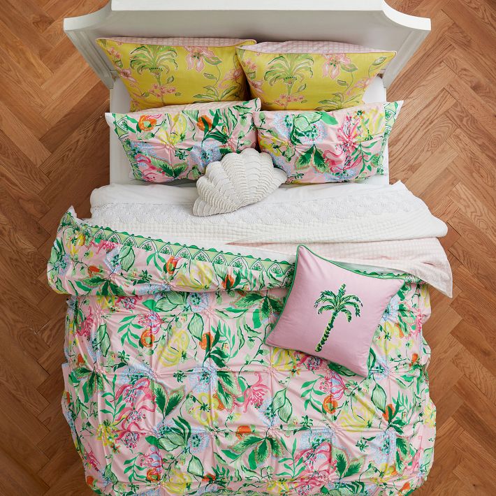 Lilly Pulitzer Shell Pillow – Beachy Accent Pottery Barn Teen
