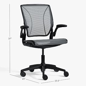 Humanscale&#174; Diffrient World Mesh Swivel Desk Chair 
