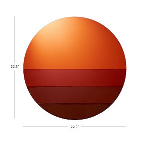 Tinted Sunset Wall Mirror