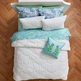 Lilly Pulitzer Cats Motif Reversible Pillow Cover