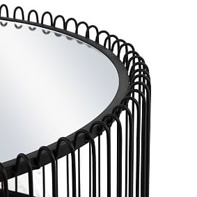 Black Pool Side Table