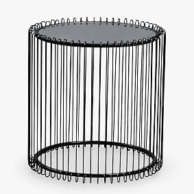 Black Pool Side Table