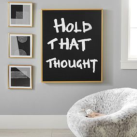 Hold That Thought Framed Art