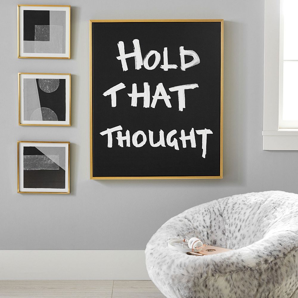 Hold That Thought Framed Art
