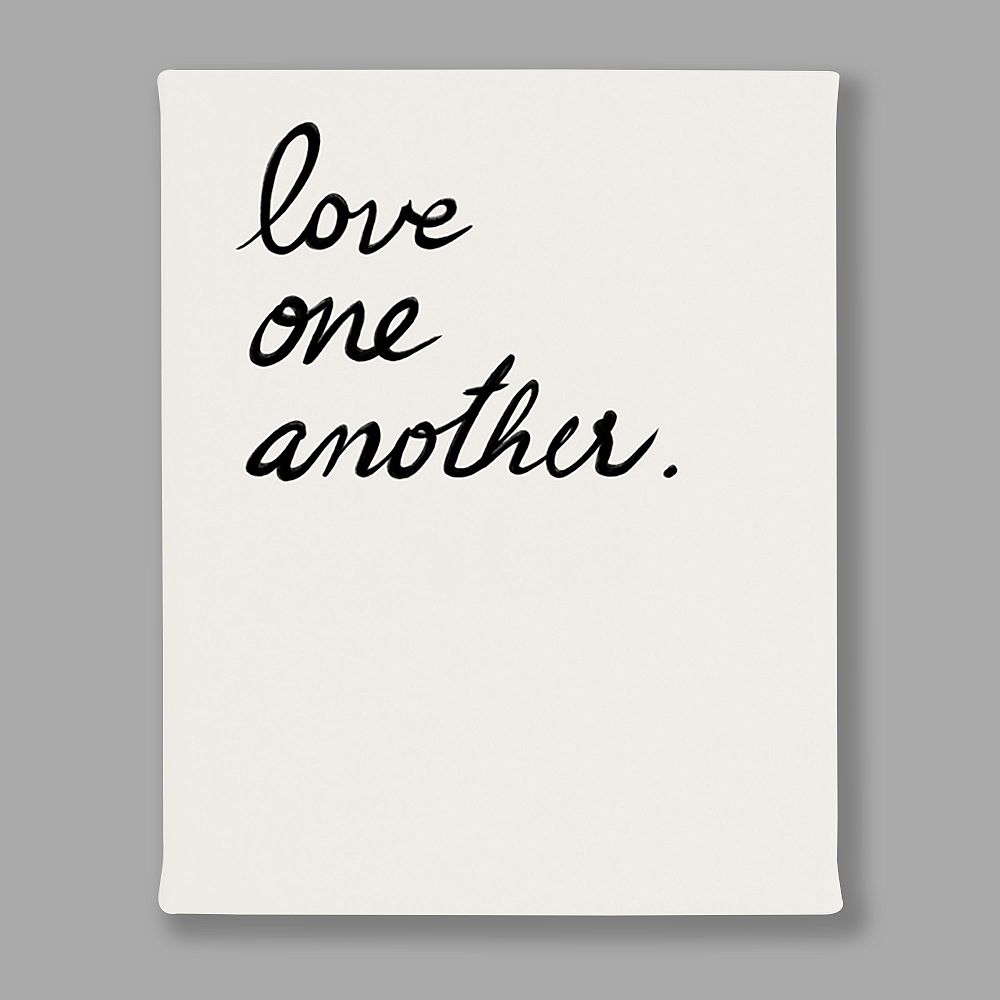 Minted&#174; Love one, Love all Canvas Art by Maja Cunningham