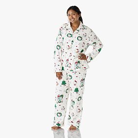 Hello Kitty&#174; Christmas Organic Flannel Loose Fit Pajama Set
