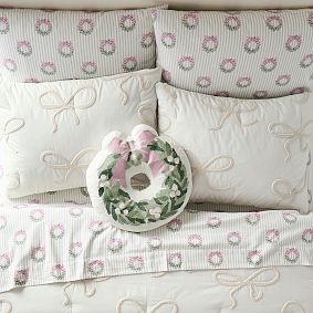 Georgia Wreath Flannel Sheet Set