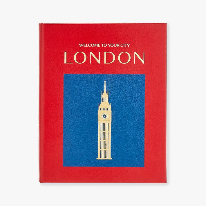 Leather London Coffee Table Book | Pottery Barn Teen