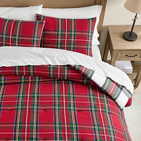 Stewart Plaid Flannel Reversible Comforter