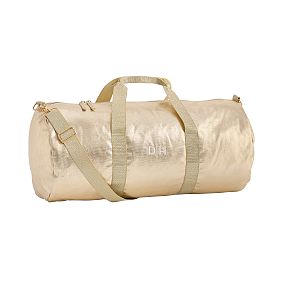 Metallic Gold Duffle Bag