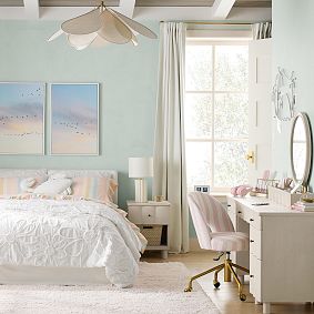 Sunset Birds Canvas Wall Art