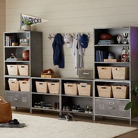 Locker Mixed Cubby Media Set with Drawers (120&quot;)