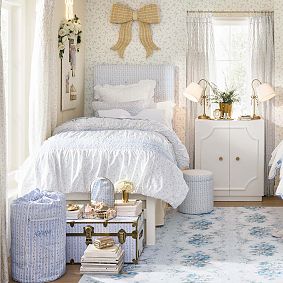 LoveShackFancy Eyelet Oversized Bow Pillow