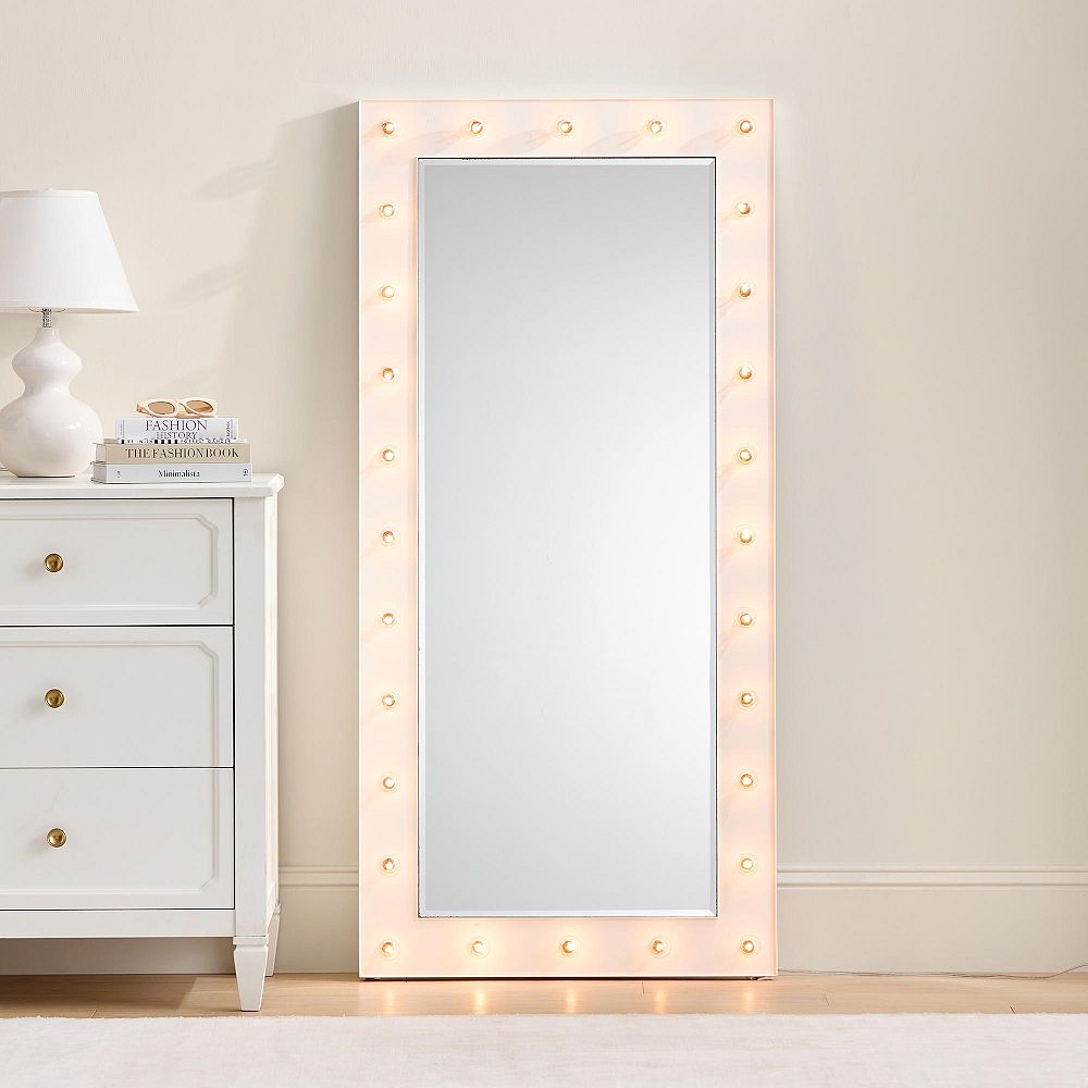 Marquee Floor Length Light Mirror (28&quot;x59&quot;)