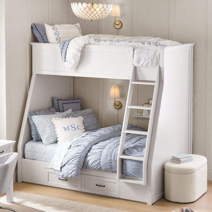 Hampton Twin-Over-Full Bunk Bed Pottery Barn Teen