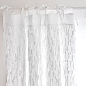 Smocked Top Light-Filtering Curtain
