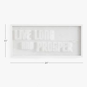 <em>Star Trek</em>™ Live Long and Prosper LED Panel