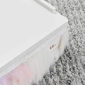 Unicorn Faux-Fur Charging Lapdesk