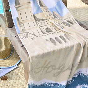 Harry Potter&trade; Hogwarts&trade; Sand Castle Beach Towel UPF 50+