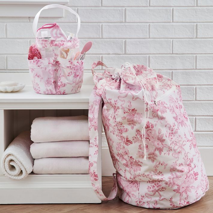 LoveShackFancy Shower Caddy Laundry Bag Set