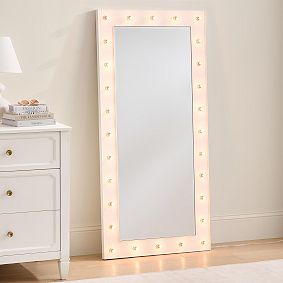 Marquee Floor Length Light Mirror (28&quot;x59&quot;)