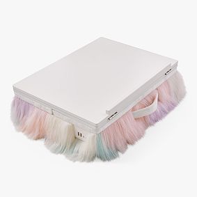 Unicorn Faux-Fur Charging Lapdesk