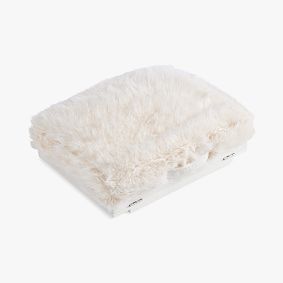 Feathery Fur Adjustable Lapdesk-Ivory