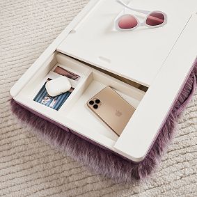 Feathery Fur Super Storage Lapdesk-Fig
